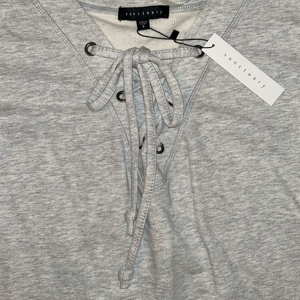 Sanctuary Flare Sleeve Cotton Sweater Midi Dress – Size Small – Sold Out NEW - Picture 5 of 8